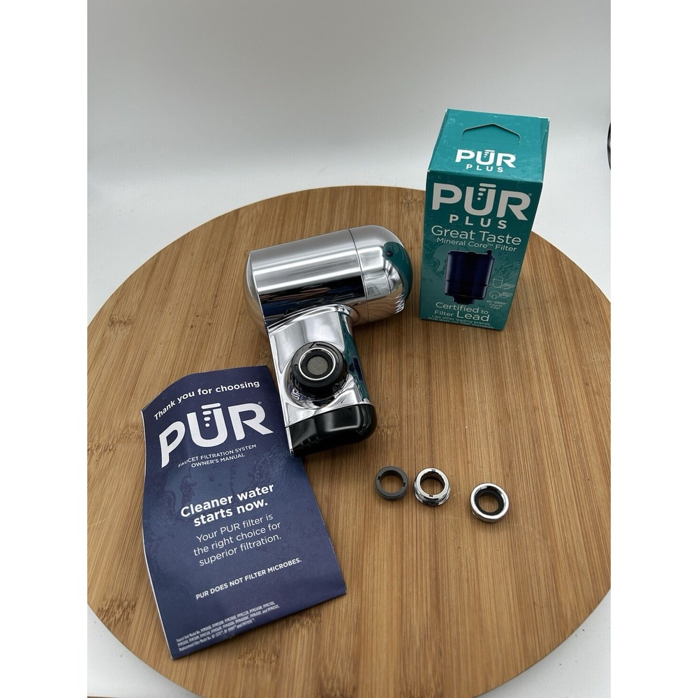 PUR Filtration PLUS‎ Faucet Mount Water Purifier Filter System PFM400H Chrome